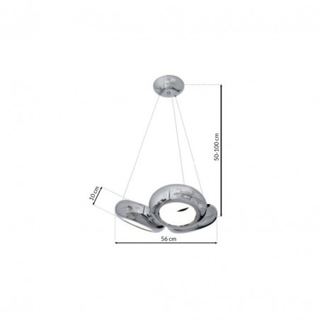 NOWOŚĆ ML329LAMPA WISZĄCA MERCURIO 36W LED Milagro