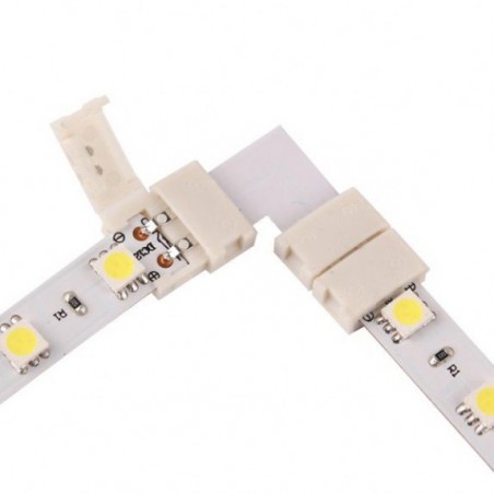 NOWOŚĆ EKPZ005Złączka LED 8mm. Kształt: L Milagro