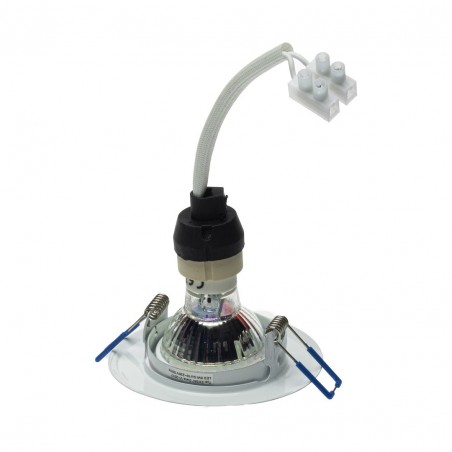 NOWOŚĆ EKZ2556OCZKO OKRĄGŁE GU10 1X5W LED BIAŁE Milagro