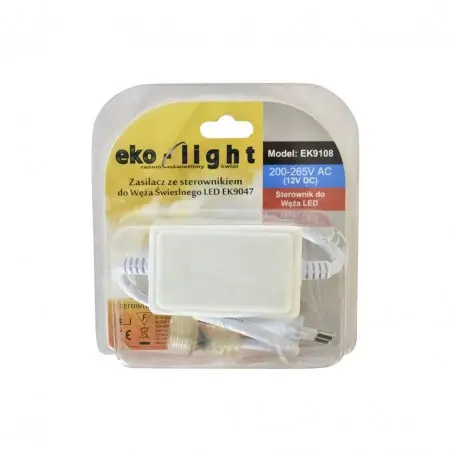 NOWOŚĆ EK9108KABEL ZASILAJĄCY ZE STEROWNIKIEM DO WĘŻA LED RGB Milagro
