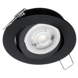 NOWOŚĆ EKZ343Oczko sufitowe okrągłe ruchome IP20 Black Milagro