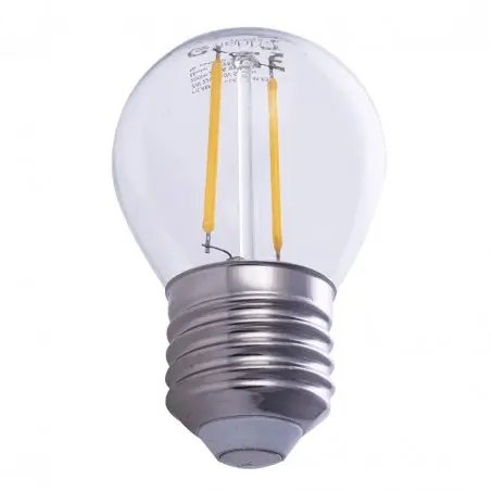 NOWOŚĆ EKZF275Żarówka Filamentowa LED 2W E27 G45 2700K Milagro