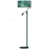 NOWOŚĆ MLP7582Lampa podłogowa ZIGGY GREEN Gold/Bottle 1xE27 + 1x mini GU10 Milagro