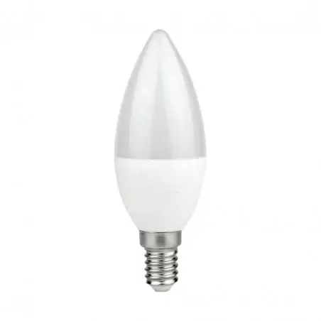 NOWOŚĆ EKZA8005Żarówka LED 7W E14 C37 Świeczka. Barwa: Neutralna Milagro