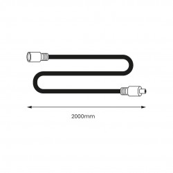NOWOŚĆ EKO9765Kabel przedłużający do Fokus 60W - 2m Milagro