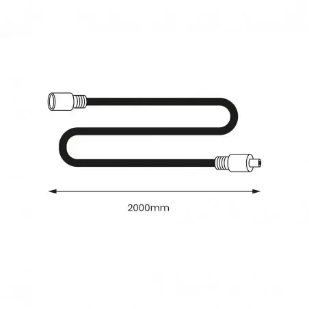 NOWOŚĆ EKO9765Kabel przedłużający do Fokus 60W - 2m Milagro