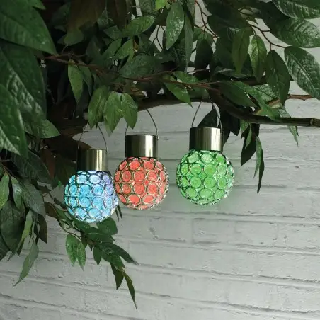 NOWOŚĆ EKO0585Lampa Solarna Ring RGB IP44 Milagro