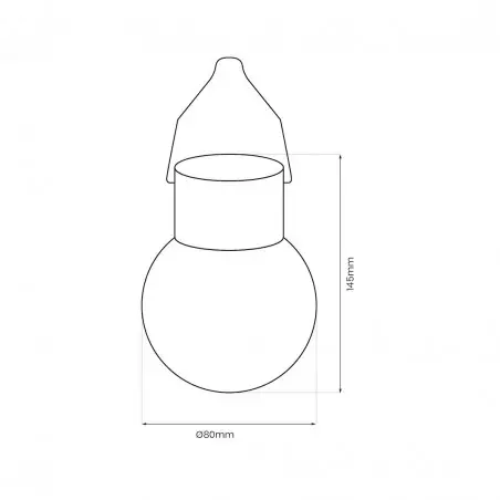 NOWOŚĆ EKO0585Lampa Solarna Ring RGB IP44 Milagro