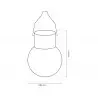 NOWOŚĆ EKO0585Lampa Solarna Ring RGB IP44 Milagro