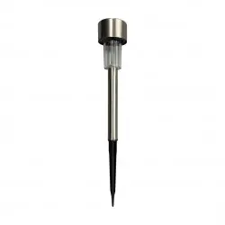 NOWOŚĆ EKO0594Lampa Solarna Patyk Inox 4,5x4,5x29,5 Milagro