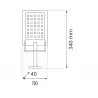 NOWOŚĆ EKO0615Lampa Solarna Adik 500LM 6500K IP44 Milagro