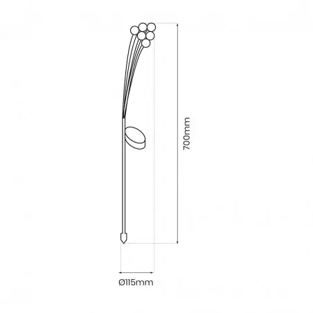 NOWOŚĆ EKO0618Lampa Solarna Multi 3000K IP44 Milagro