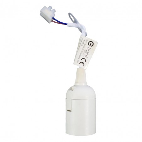 NOWOŚĆ EK1091Oprawka Budowlana E27 + Przewód 12cm + Kostka Milagro