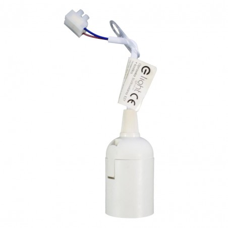 NOWOŚĆ EK1091Oprawka Budowlana E27 + Przewód 12cm + Kostka Milagro