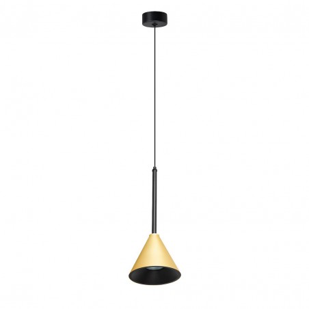 NOWOŚĆ ML1124Lampa Wisząca Cone Złoty 1xGU10 Milagro