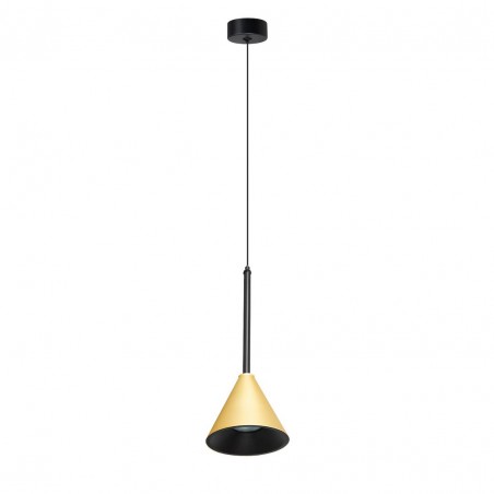 NOWOŚĆ ML1124Lampa Wisząca Cone Złoty 1xGU10 Milagro