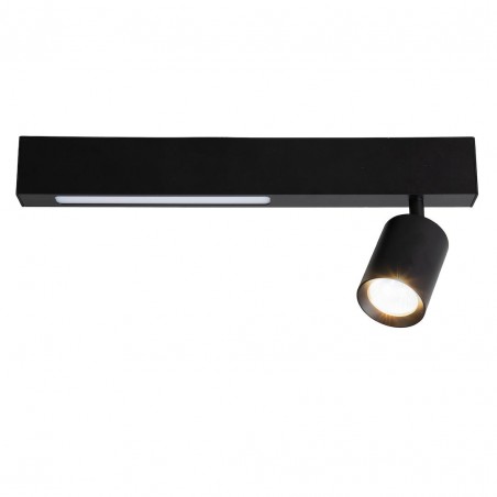 NOWOŚĆ ML1130Lampa Sufitowa Magnet 9W+1xGU10 3000/4000K Czarny Milagro