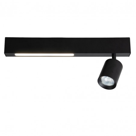NOWOŚĆ ML1130Lampa Sufitowa Magnet 9W+1xGU10 3000/4000K Czarny Milagro