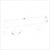 NOWOŚĆ ML1135Lampa Sufitowa Magnet 9W+3xGU10 3000/4000K Biały Milagro