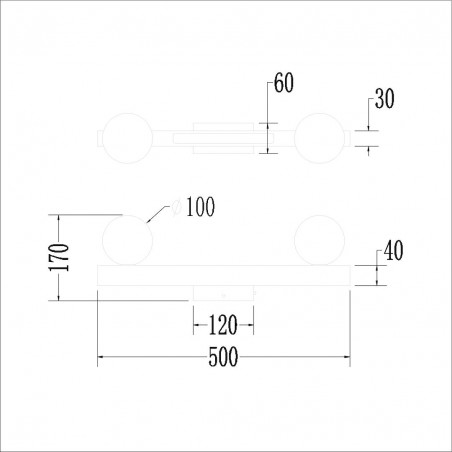 NOWOŚĆ ML1137Lampa Sufitowa Magnet 13W+2xG9 3000/4000K Biały Milagro