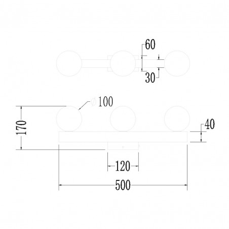 NOWOŚĆ ML1141Lampa Sufitowa Magnet 9W+3xG9 3000/4000K Biały Milagro