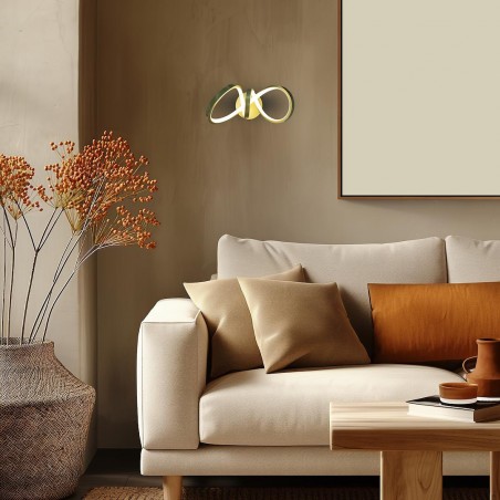 NOWOŚĆ ML1053Kinkiet TESORO GOLD 15W LED Milagro