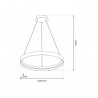 NOWOŚĆ ML1186Lampa wisząca ORBITA 52W LED Milagro