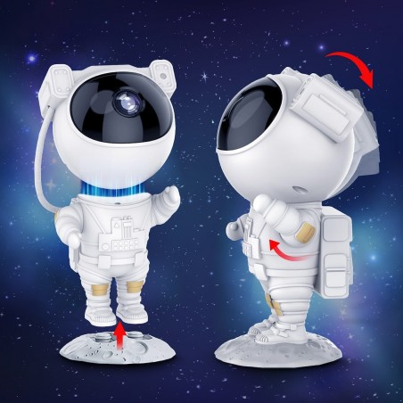 NOWOŚĆ EK712Astronauta Projektor Gwiazd Nieba Led Milagro