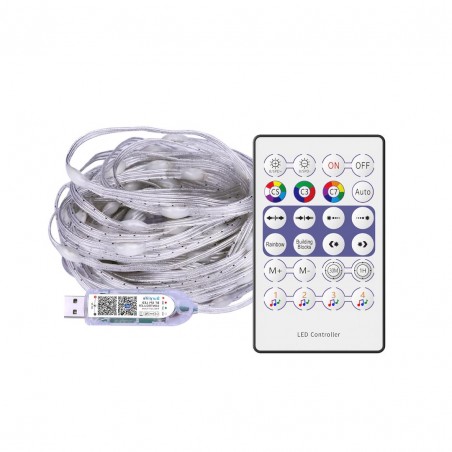 NOWOŚĆ EK1387Girlanda Wizard Pchełka 10m 100LED RGB Milagro