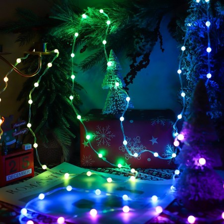 NOWOŚĆ EK1390Kurtyna Wizard Kulka 2*2m 400LED RGB Milagro