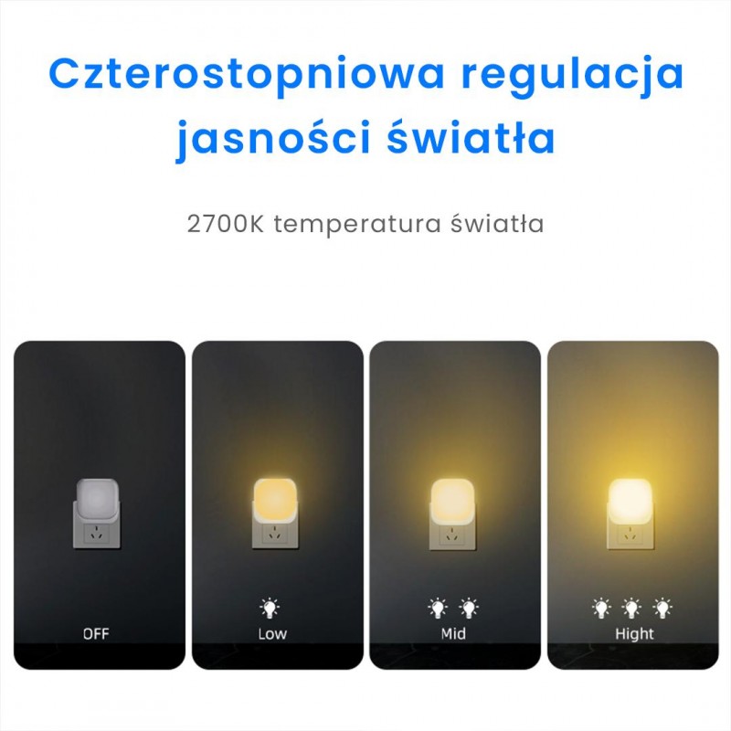 NOWOŚĆ EKW1439Lampka Wtykowa Pati 2700K Milagro