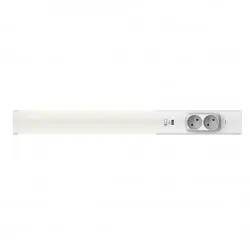 NOWOŚĆ EKB1444Lampa Podszafkowa Dual 18W 4000K USB-A/C + Gniazda 230V Milagro
