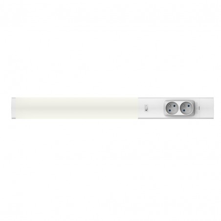 NOWOŚĆ EKB1445Lampa Podszafkowa Dual 18W 4000K + Gniazda 230V Milagro