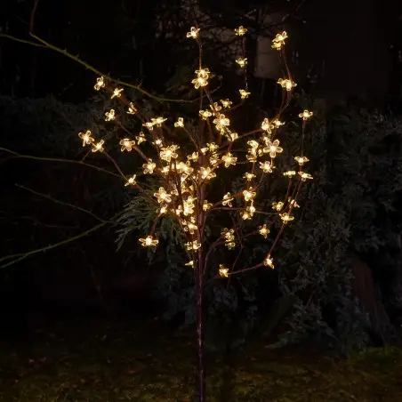 NOWOŚĆ EKO1448Lampa Solarna Tree 120cm RGB+3000K IP44 Milagro