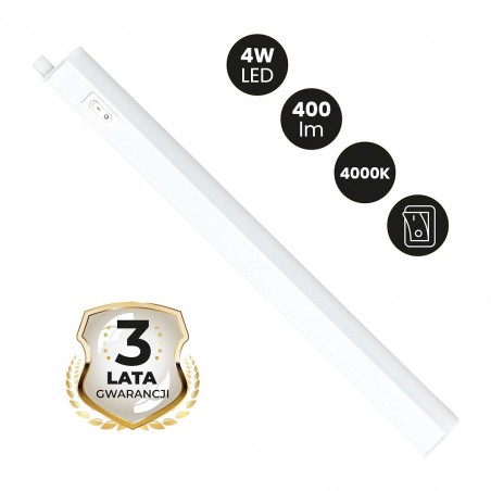 NOWOŚĆ EK1496Listwa LED Vito T5 4W 4000K 30cm Milagro