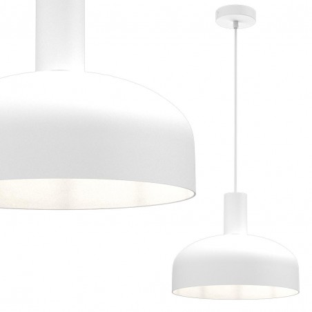 NOWOŚĆ MLP1552Lampa wisząca VISBY WHITE 1xE27 Milagro