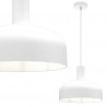 NOWOŚĆ MLP1552Lampa wisząca VISBY WHITE 1xE27 Milagro