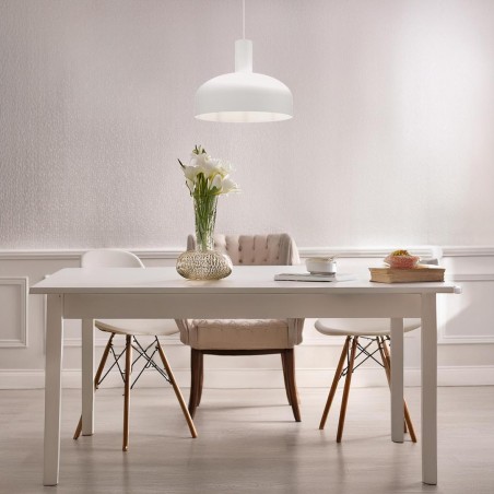 NOWOŚĆ MLP1552Lampa wisząca VISBY WHITE 1xE27 Milagro