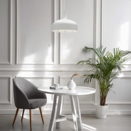 NOWOŚĆ MLP1552Lampa wisząca VISBY WHITE 1xE27 Milagro