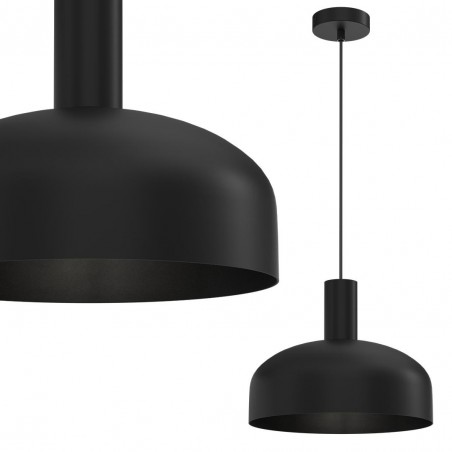 NOWOŚĆ MLP1553Lampa wisząca VISBY BLACK 1xE27 Milagro