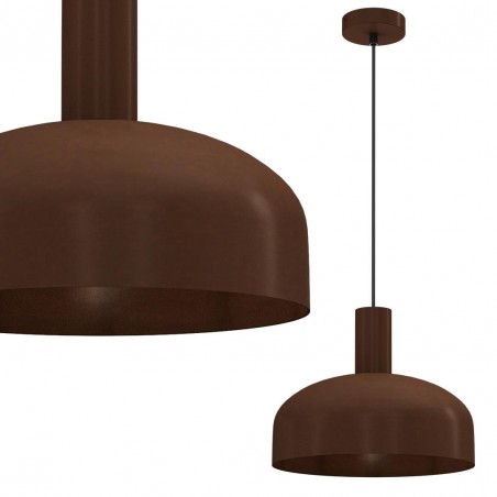 NOWOŚĆ MLP1557Lampa wisząca VISBY CZEKOLADOWY 1xE27 Milagro