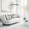 NOWOŚĆ ML1541Lampa wisząca HOOP BLACK 27W LED Milagro