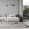 NOWOŚĆ ML1541Lampa wisząca HOOP BLACK 27W LED Milagro