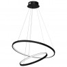 NOWOŚĆ ML1542Lampa wisząca HOOP BLACK 51W LED Milagro