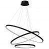 NOWOŚĆ ML1543Lampa wisząca HOOP BLACK 93W LED Milagro