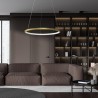 NOWOŚĆ ML1545Lampa wisząca HOOP GOLD 27W LED Milagro