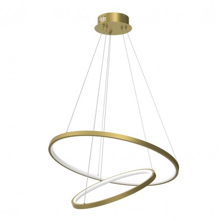 NOWOŚĆ ML1546Lampa wisząca HOOP GOLD 51W LED Milagro