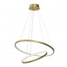 NOWOŚĆ ML1546Lampa wisząca HOOP GOLD 51W LED Milagro