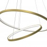 NOWOŚĆ ML1546Lampa wisząca HOOP GOLD 51W LED Milagro