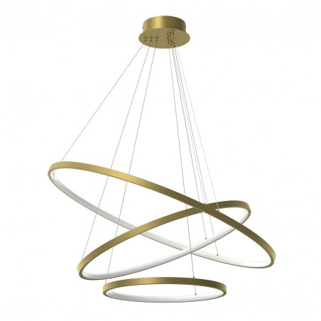 NOWOŚĆ ML1547Lampa wisząca HOOP GOLD 93W LED Milagro